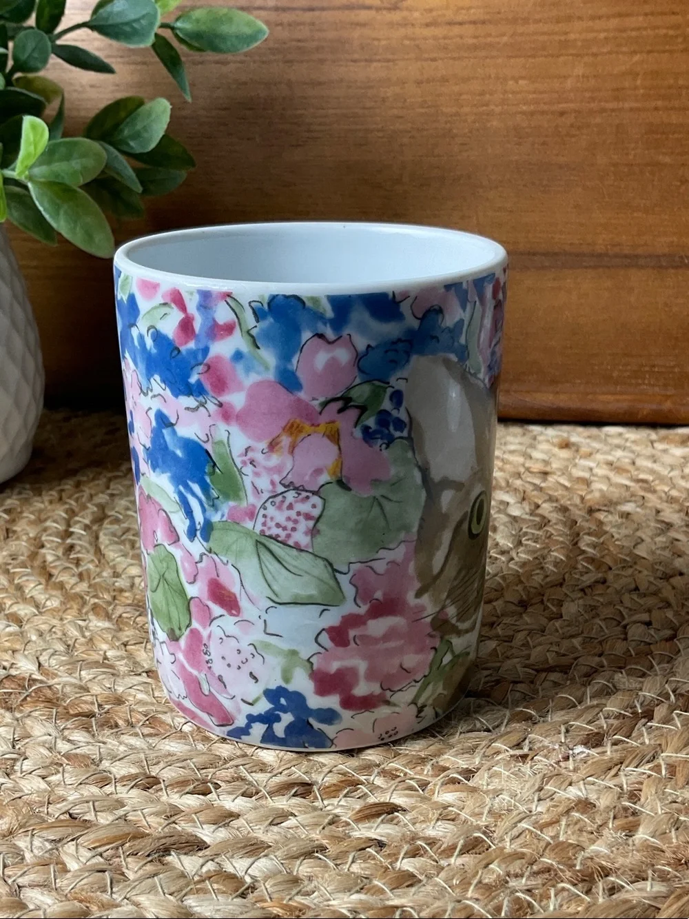 Vintage 1985 Minou-ettes by C. Pradalie Cat Mug Cat Handle